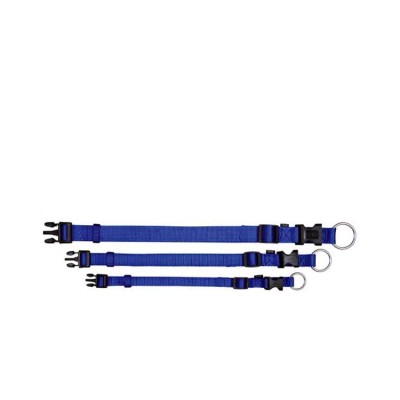 Trixie Classic Collar Nylon strap, fully adjustable, S-M, blue